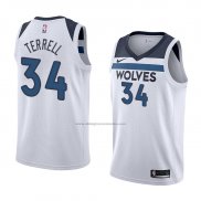 Camiseta Minnesota Timberwolves Jarojo Terrell (2) #34 Association 2018 Blanco